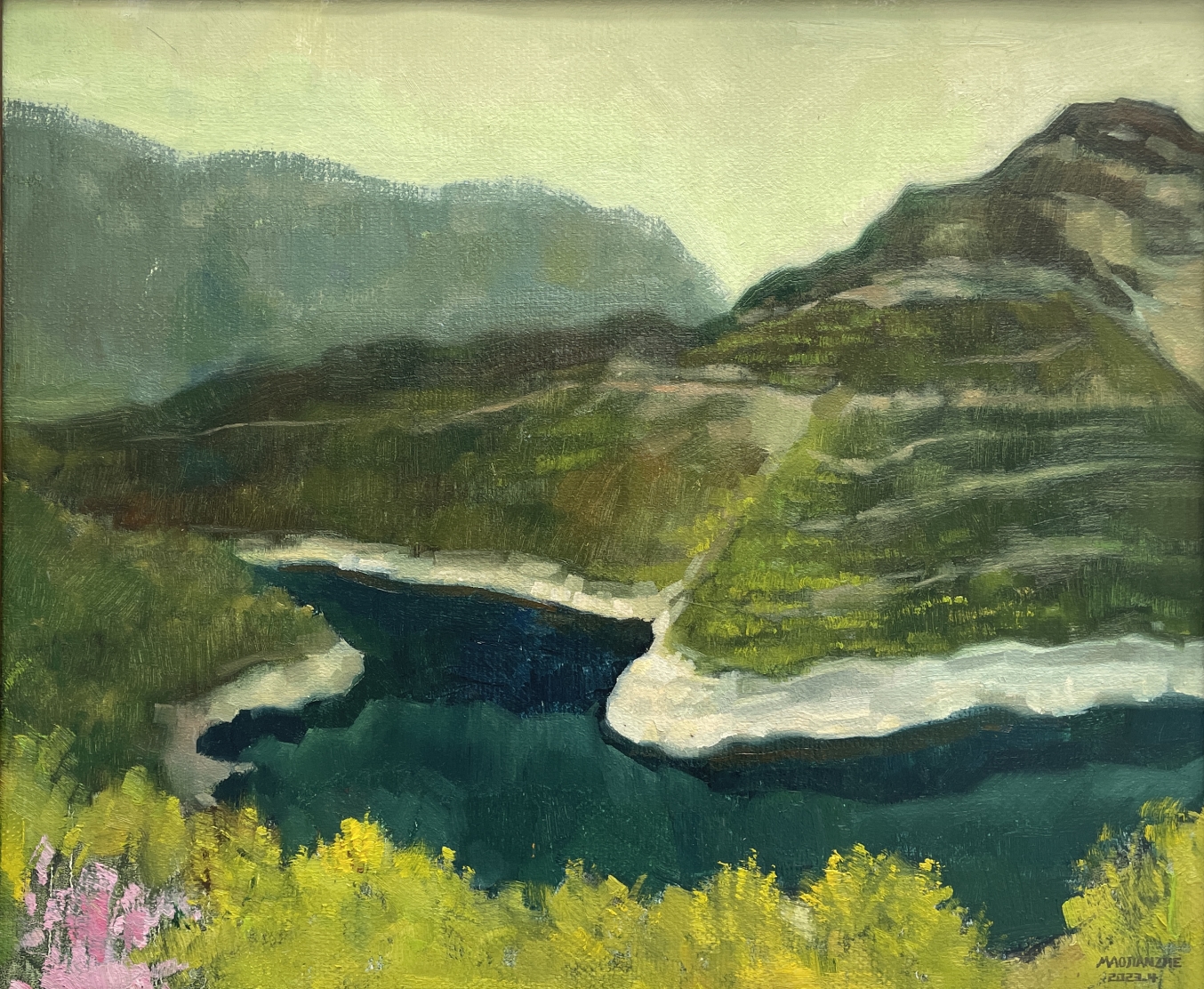 毛建喆《青天河小景》.jpg 毛建喆《青天河小景》.jpg