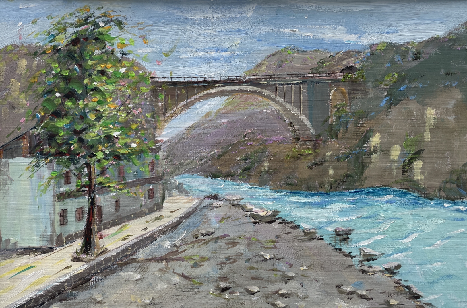 李恒印《风景写生》.jpg 李恒印《风景写生》.jpg