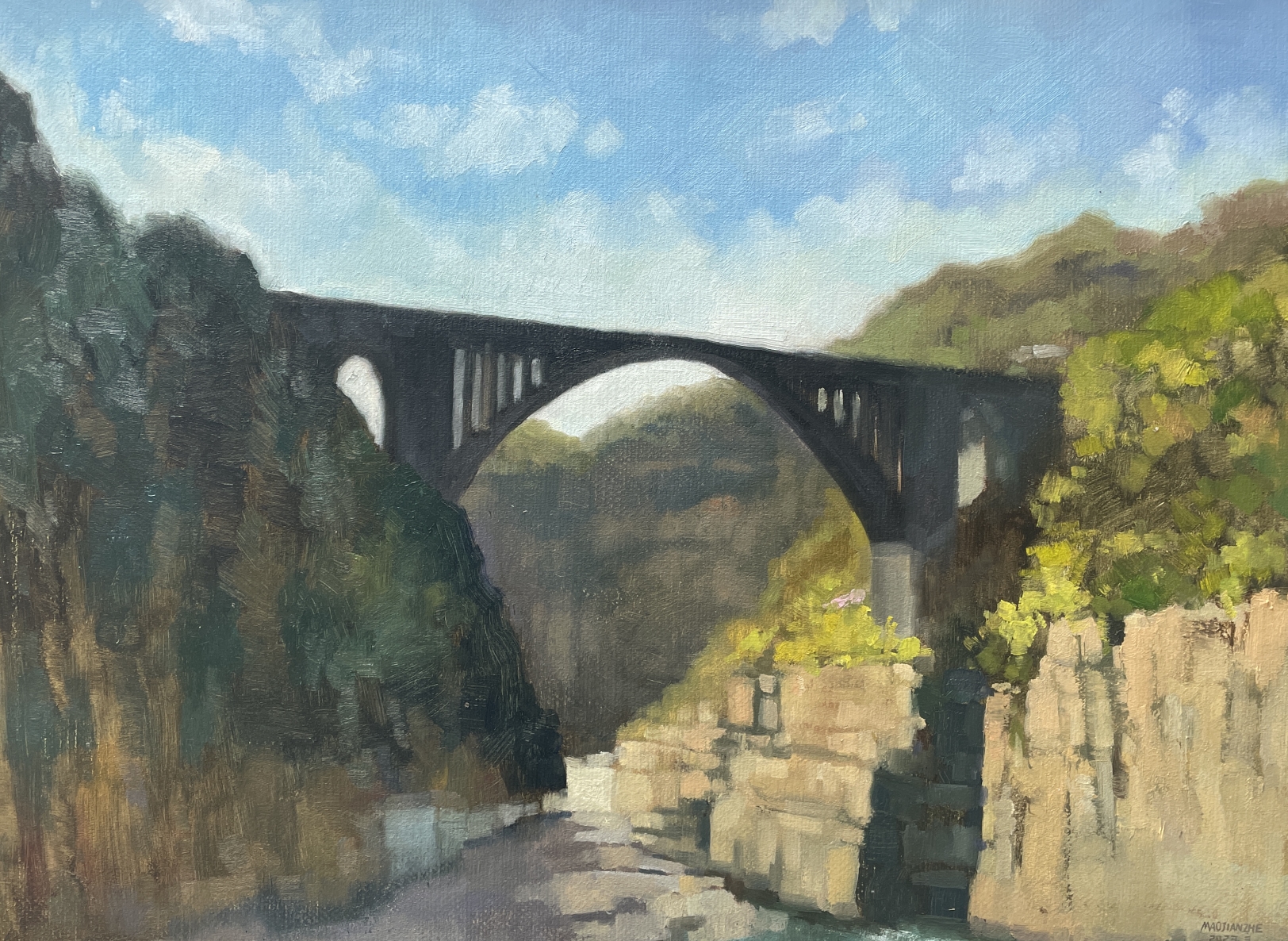 毛建喆《铁路桥》.jpg 毛建喆《铁路桥》.jpg